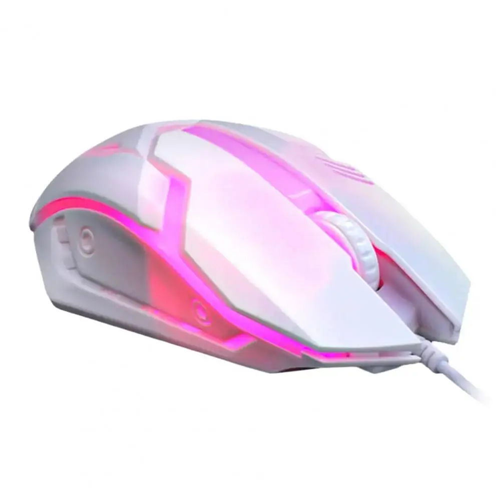 Rgb Backlight Gaming Mouse High-tech Photoelectric Mouse Ergonomic Rgb Gaming Mouse with High Precision 1200dpi Mute for Desktop