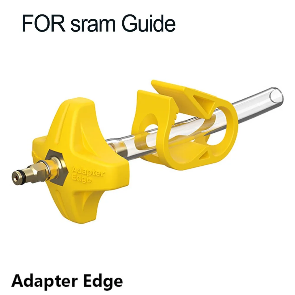 1pcs Bicycle Bleed Kit Tool Edge Adapter Connector For SRAM Guide For RSC Level-Force Red DOT Oil Disc Brakes Yellow ABS Tool