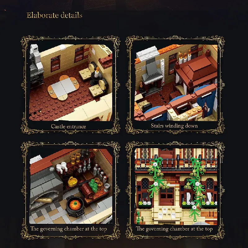 3800 Uds. Julieta balcón bloques de construcción MOC edificios modulares arquitectura modelo empalme montaje ladrillo rompecabezas juguetes regalo niños