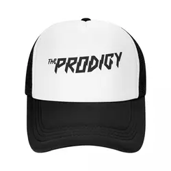 The Prodigy Logo Mesh Baseball Caps Adult curved Trucker Worker Cap Band Hats Adjustable Racing Cap Summer Trucker Caps