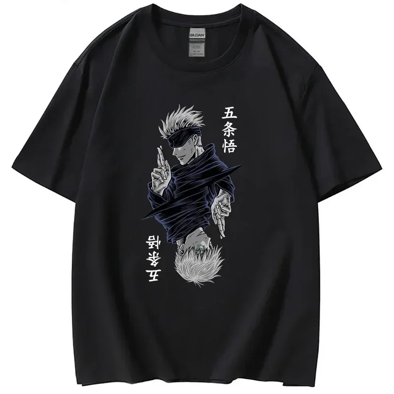 Jujutsu Kaisen Satoru Gojo Print Fashion Hot Summer Casual Top Men Womens Summer T-Shirt Street Women's T-shirt Clothing image 2