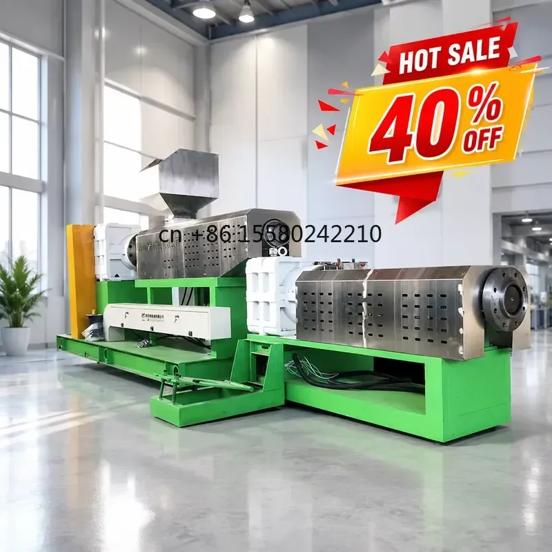 2026 hot High Efficiency Plastic Pelletizing Machine for PP PE Rigid Scrap Plastic Granulator Plastic Pelletizer