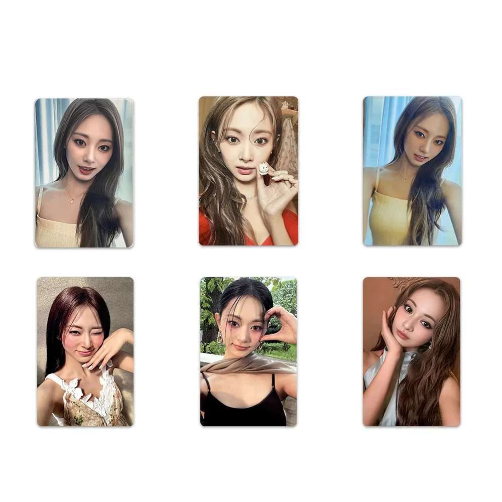 6Pcs/Set Tzuyu Idol Girl Group New Album About TZU HD Printd Photocards High Quality Tzuyu Lomo Cards Fans Collection Gift