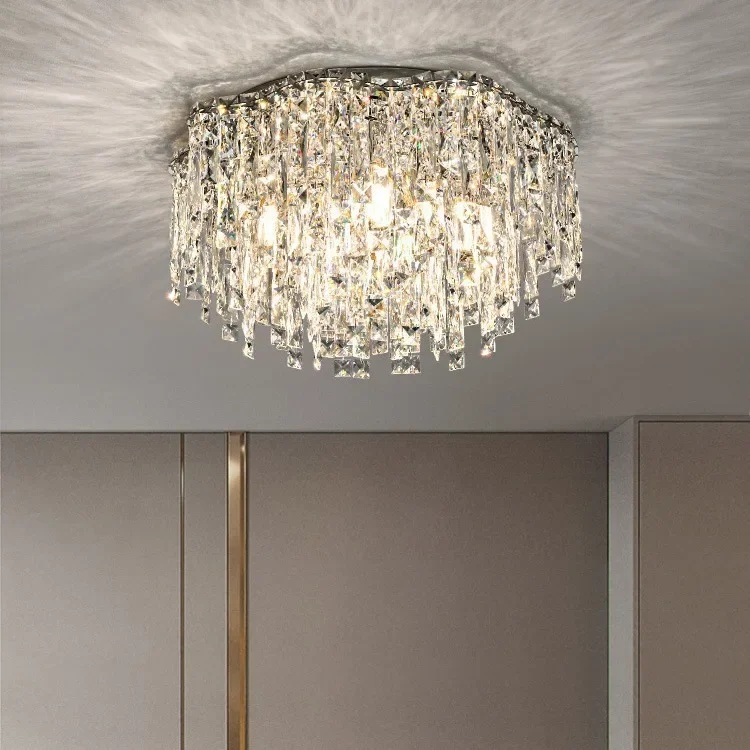 Light luxury main living room, simple high-end modern bedroom, new crystal ceiling lamp for home