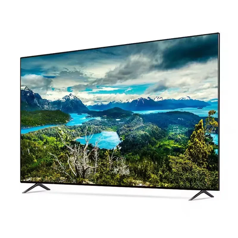 【HOT】65 75 85 100 Inch Front Double Glass Smart Tv High Quality 65 Inch Slim 4k    FULL HD LED TV Television