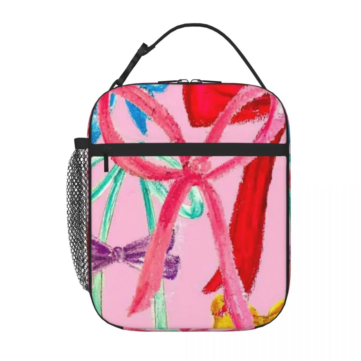 Bestselling Bows And Ribbons Large Capacity Insulated Lunch Pouch Desk Dining Bento Bag