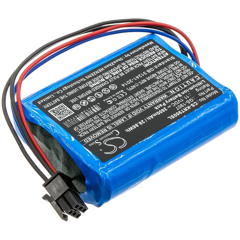 Time Clock GS-1907 2600mAh Battery forKronos InTouch 9000 8609000-018 Li-ion 11.1V 28.86Wh