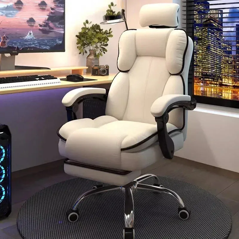 Confortável apoio para os pés cadeira de escritório cama gamer pc sala jogo relaxamento poltrona chaise design móveis para casa cadeira giratória reunião