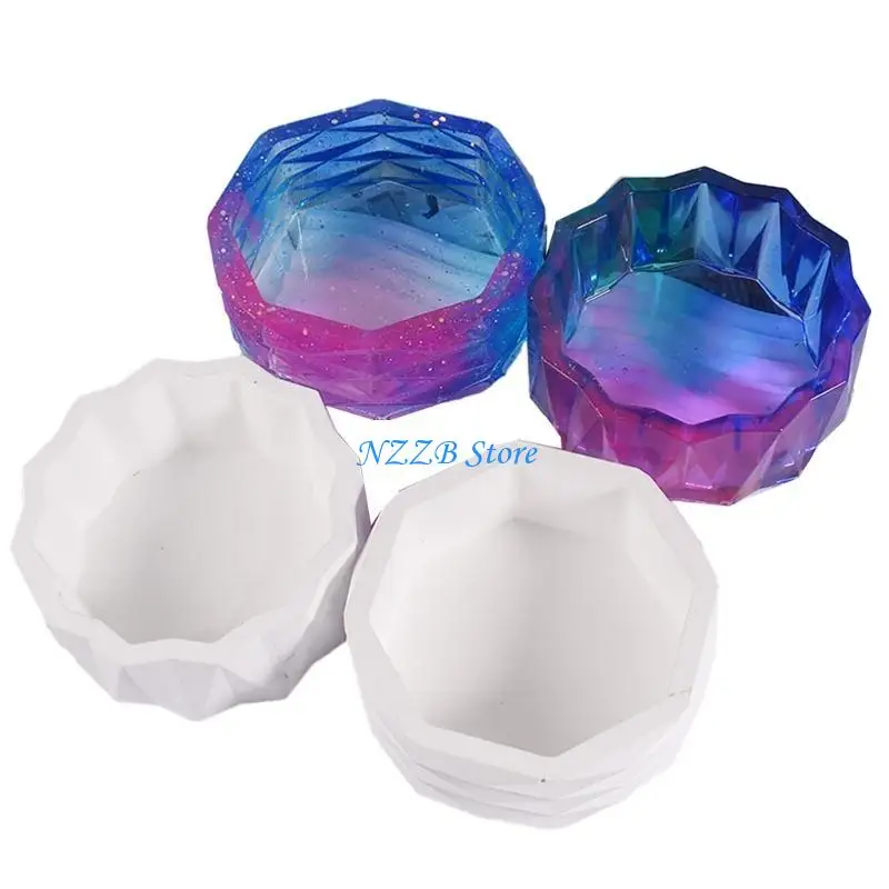 

T21F Круглый срезанный цветочный хранение плесени безделушка