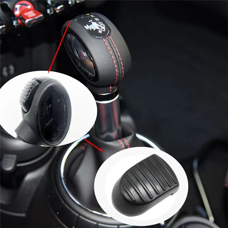 A09E-Car Gear Shift Handball Lever Shifter Knob Button For BMW Mini Cooper F54 F55 F56 F57 F60 2014-2021