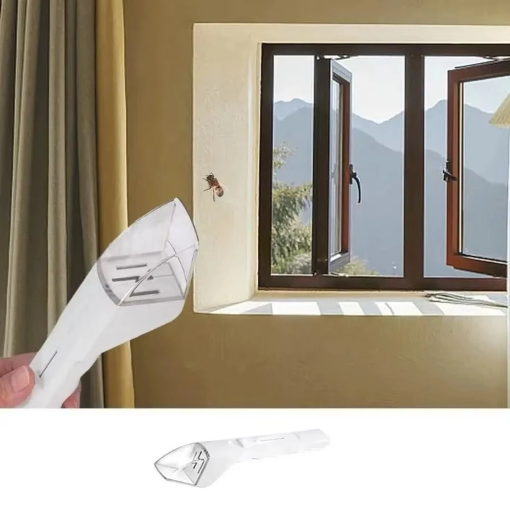 Magnifying Quick Release Worm Catcher Contactless Fly Grabbers Bug Insects Catching Tool Nature Flying Insect Trap 2Pcs Eco-Frie