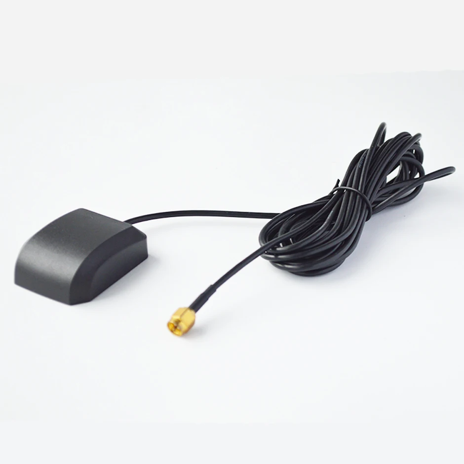 Receptor de Señal GPS QXNY con Conector SMA, Cable Conector de Antena GPS para Coche, Receptor de Antena GPS para Navegación, Cámara, Reproductor, DVR, DVD