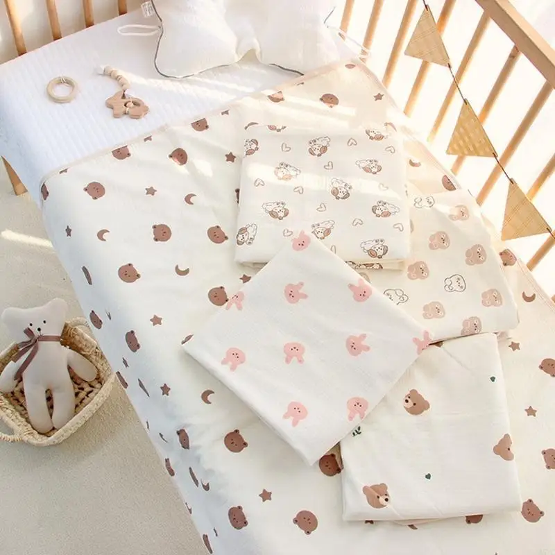 Almofada para troca bebê à prova d'água A5YC Tapete fralda macio e absorvente para recém-nascidos