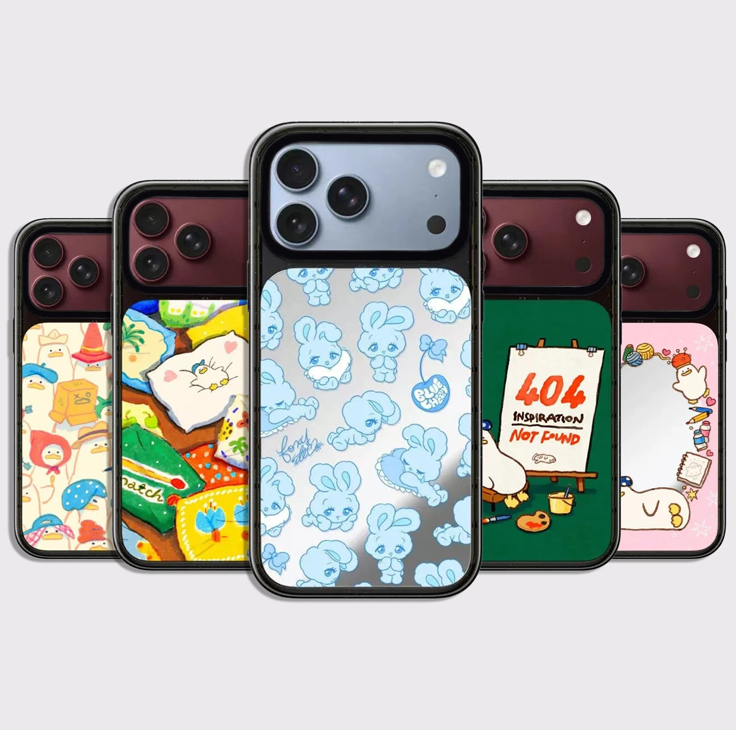 Blue Rabbit 404 Duck Impact Case - Mirror / Glaze Magnetic Cover: Compatible with IPhone 18 17 Pro Max 18Pro