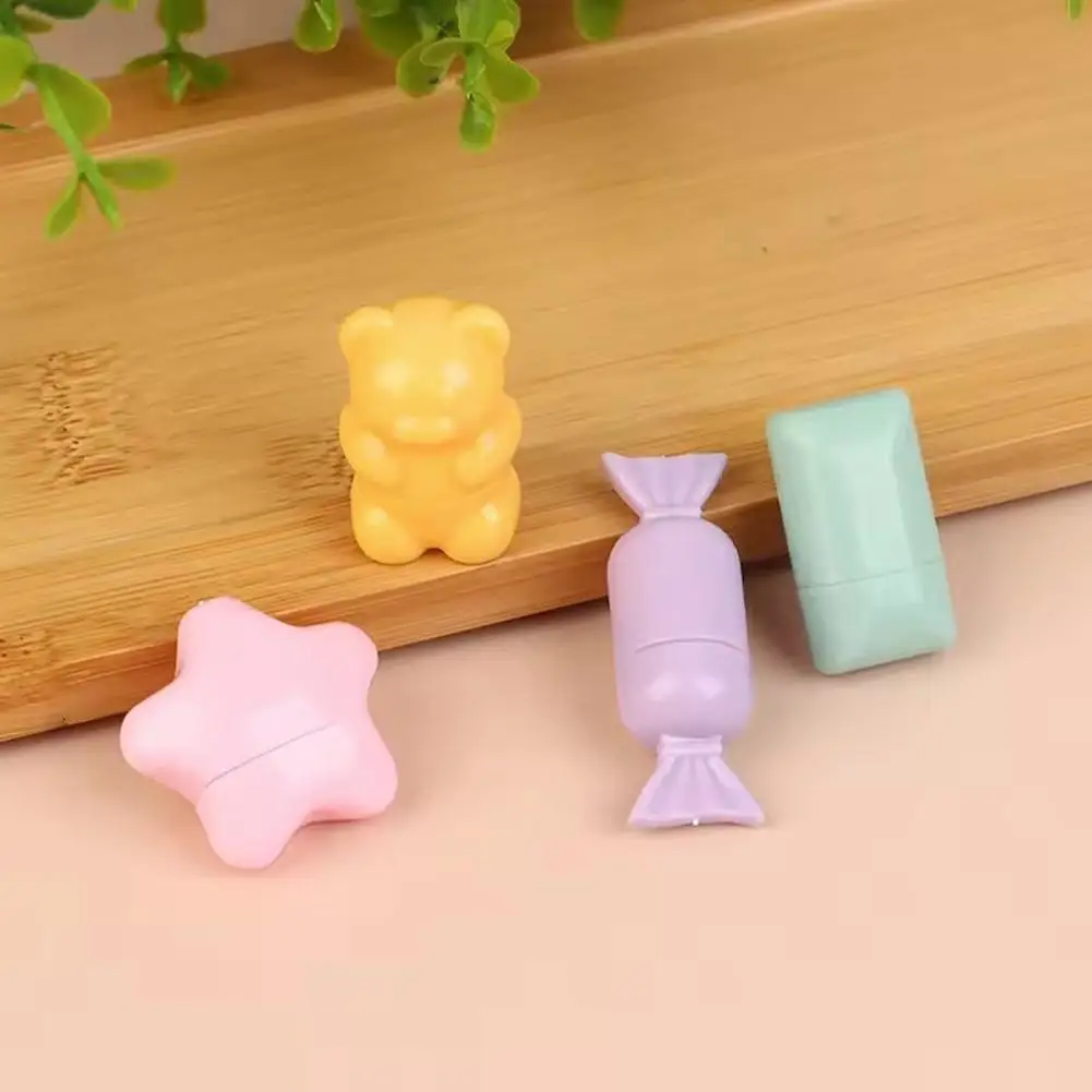 1 PC มินิซิลิโคนแปรงการ์ตูนมุมคอนซีลเลอร์แปรง Lip Balm ลิปกลอสคอนซีลเลอร์แปรง Make Up แปรง