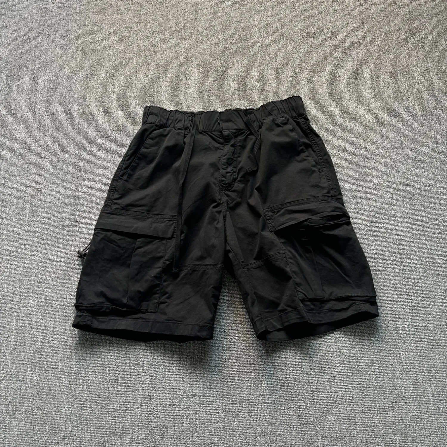 2026 Cargo Shorts Men's Summer Trendy Brand Multi-Pocket Casual Mid Pants Loose Straight Leg Five-Fifth Pants
