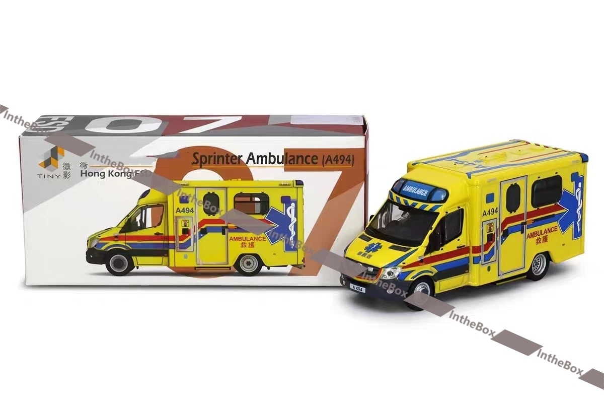 Tiny 159 FSD Sprinter Ambulance A494 1:76 Diecast Model Car Collection Limited Edition Hobby Toys