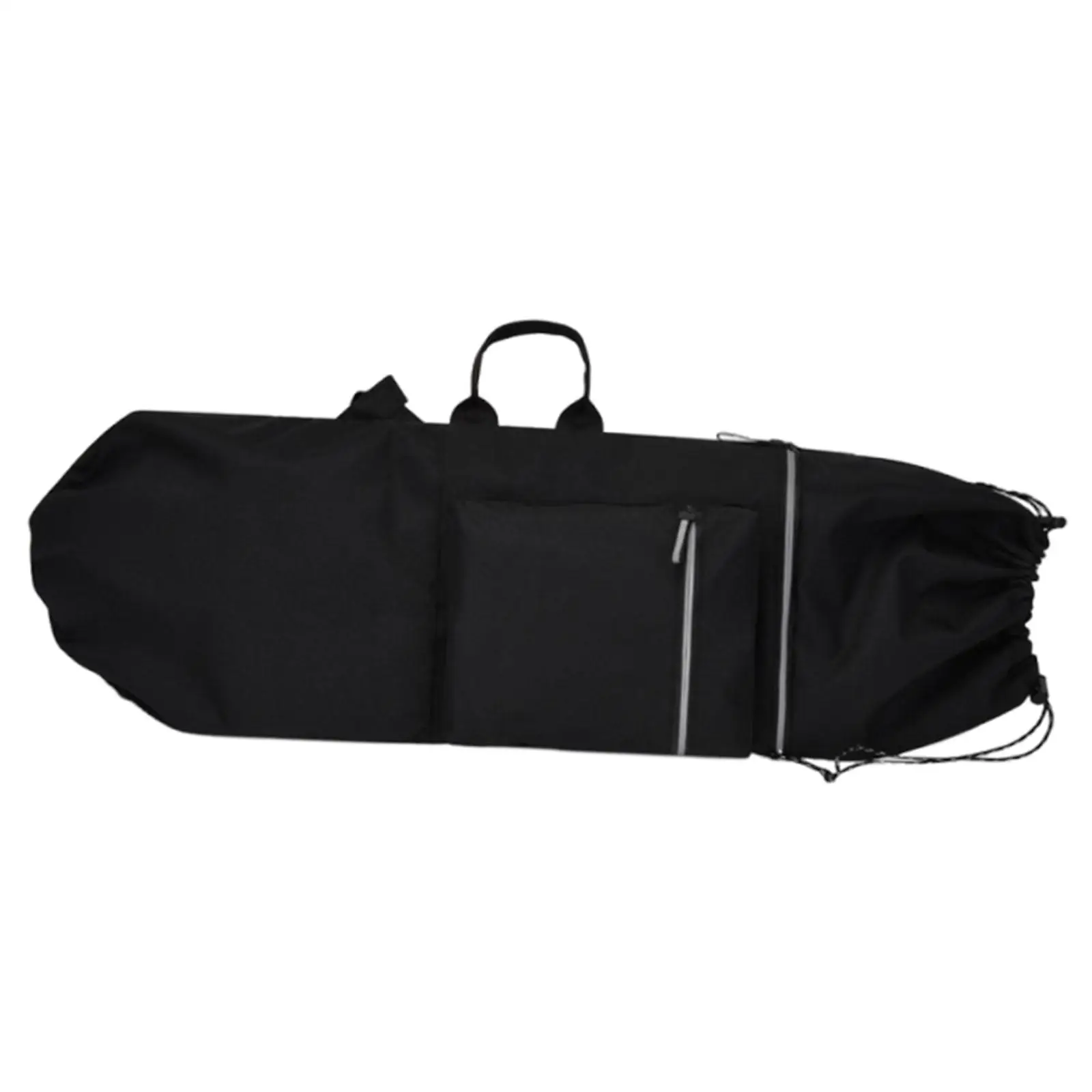 Skateboard Handy Shoulder Bag Adjustable Straps Waterproof Oxford Fabric Storage Pouch for Cruiser Decks