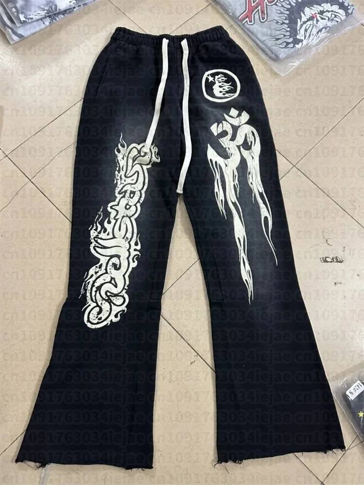 25-26 Frühling/Herbst Amerikanische Sweatpants Y2K Hosen Kinder Gothic Hip Hop Buchstaben-Design Baggy Jogginghosen mit Elastischem Bund – Detail 6