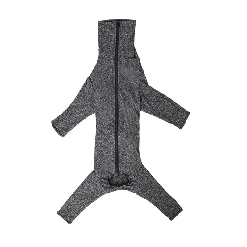 Dog Winter Clothes Anti Shedding Integrated Jumpsuit Pet Tight Fitting Suit Anti Hair Removal and Dog Four Legged Suit