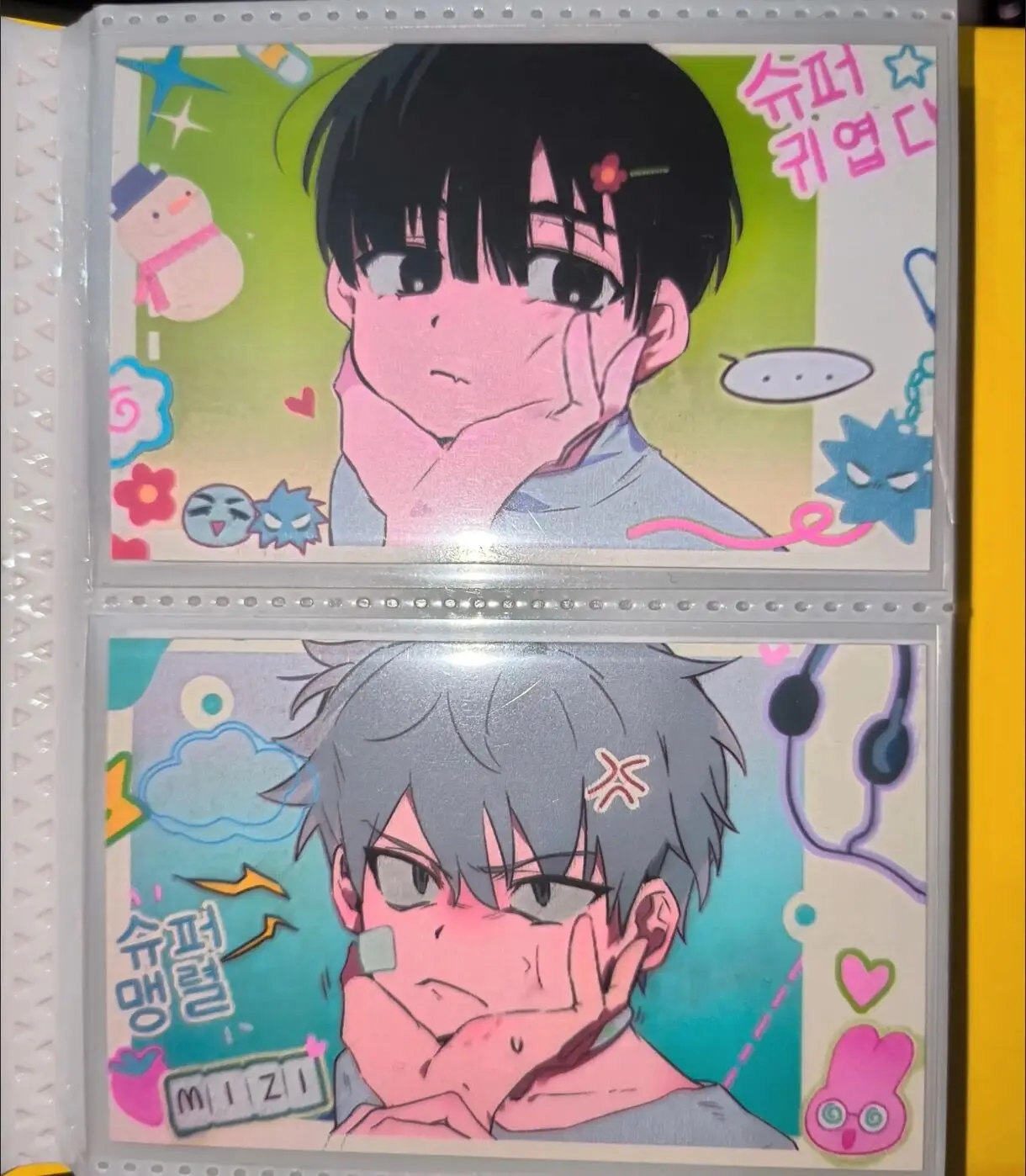 Tarjeta fotográfica de Anime de escenario alienígena de cómic Till Ivan, tarjeta pequeña de 4 unidades/juego, marcapáginas de 3 pulgadas, accesorios de colección de papelería para regalo de seguidores