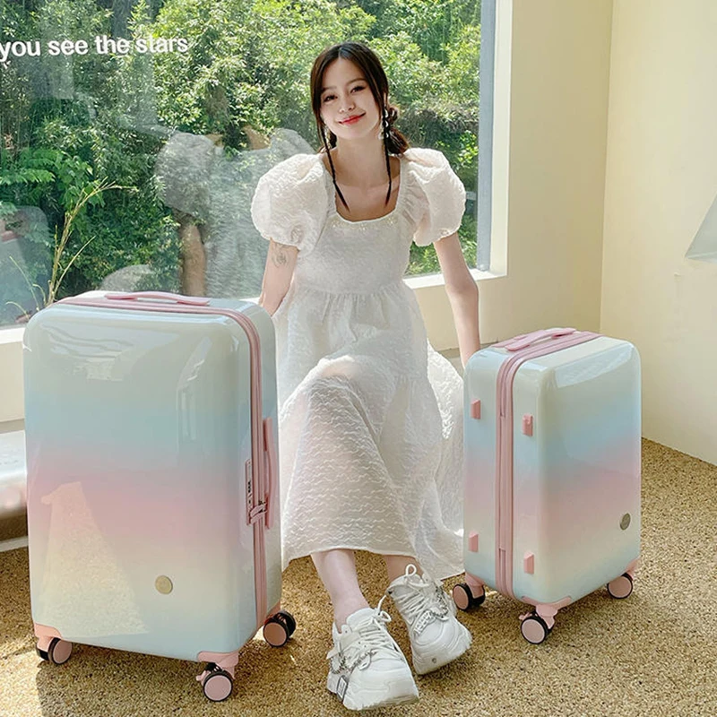 High appearance horizontal pull bar luggage Female boarding box 20 \