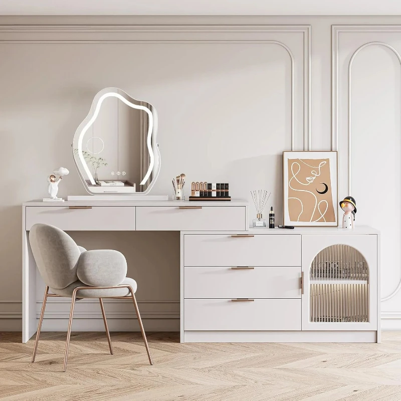 Container Dressing Table Drawer Baby Girl Set Modern Dressing Table Cabinets Living Room Hairstyle Penteadeira Bedroom Furniture