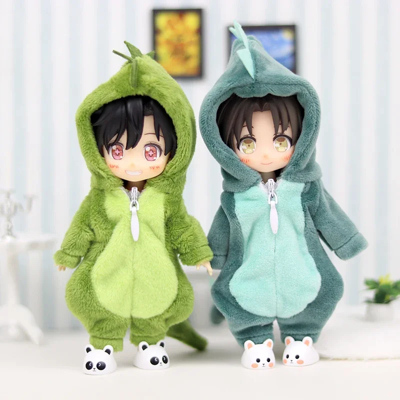 New OB11 Clothes Cute Stuffed Animal Onesie Angel Pajamas Homewear for Ob11,obitsu 11,molly, Gsc,YMY,1/12 BJD Doll Accessories