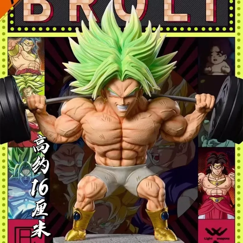 

Light Weapons Dragon Ball Broly Fitness Figure Pvc Statue Model 16Cm Collectible Desktop Ornament For Anime Collectors Display