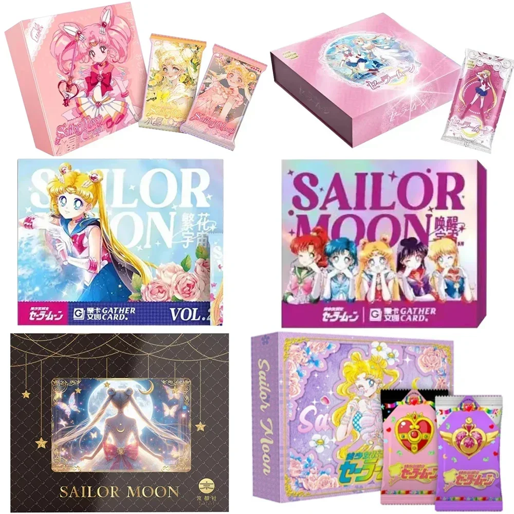 Tarjeta Sailor Moon, tarjetas de colección de la serie Crystal eterna del 30 ° aniversario, tarjetas mágicas de fantasía, tarjeta Flash