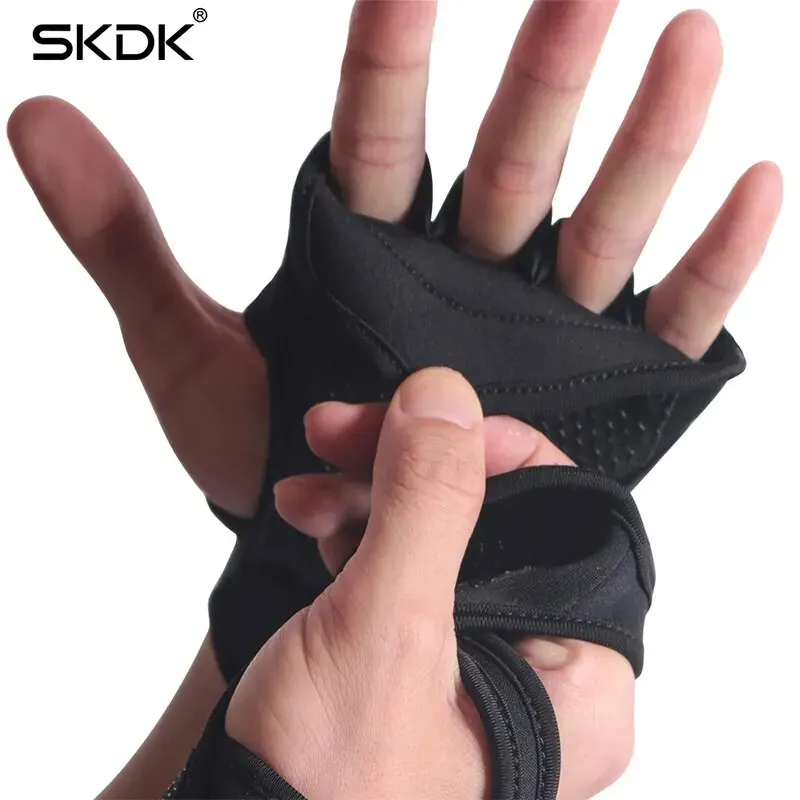 SKDK Factory Direct Sales Diving Cloth Sports Fitness Gloves Palm Guards Gloves Wrist Guards Silicone Non-slip Hand Guards