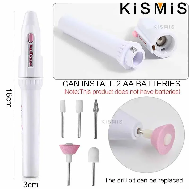 Professional Multifunction Electric Nail Manicure Pedicure Set 5in1 Nail Files Beauty Tools