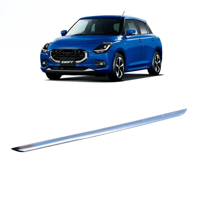 

Suitable for 24 Suzuki Swift ZC/ZD series modified trunk electroplated anti-collision strips, rear trunk decorative stickers