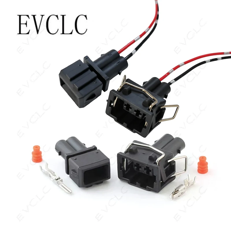 1 Set 2 Pin Car Wiring Harness Connector Waterproof Plug 357972762 357972752 for Car Engine Fuel Injector Ignition Coil Plug