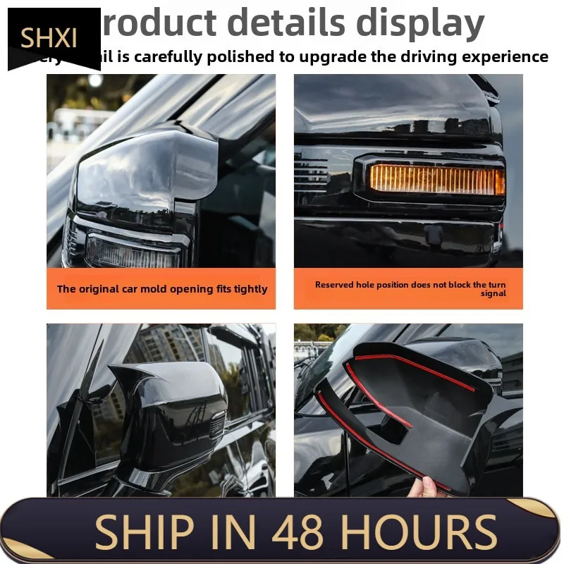 Good Quality NewFor Chery Jetour T2 Car Reverse Mirror Shell Sticker Jetour T2 ABS Rear View Side Mirror Cover Decoration Access