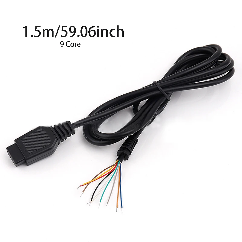 Cable for Sega Genesis 2 MD 2 Control Cable for Mega Drive 2 Gamepad Controller Extend Cord 9Pin Game Console Wire