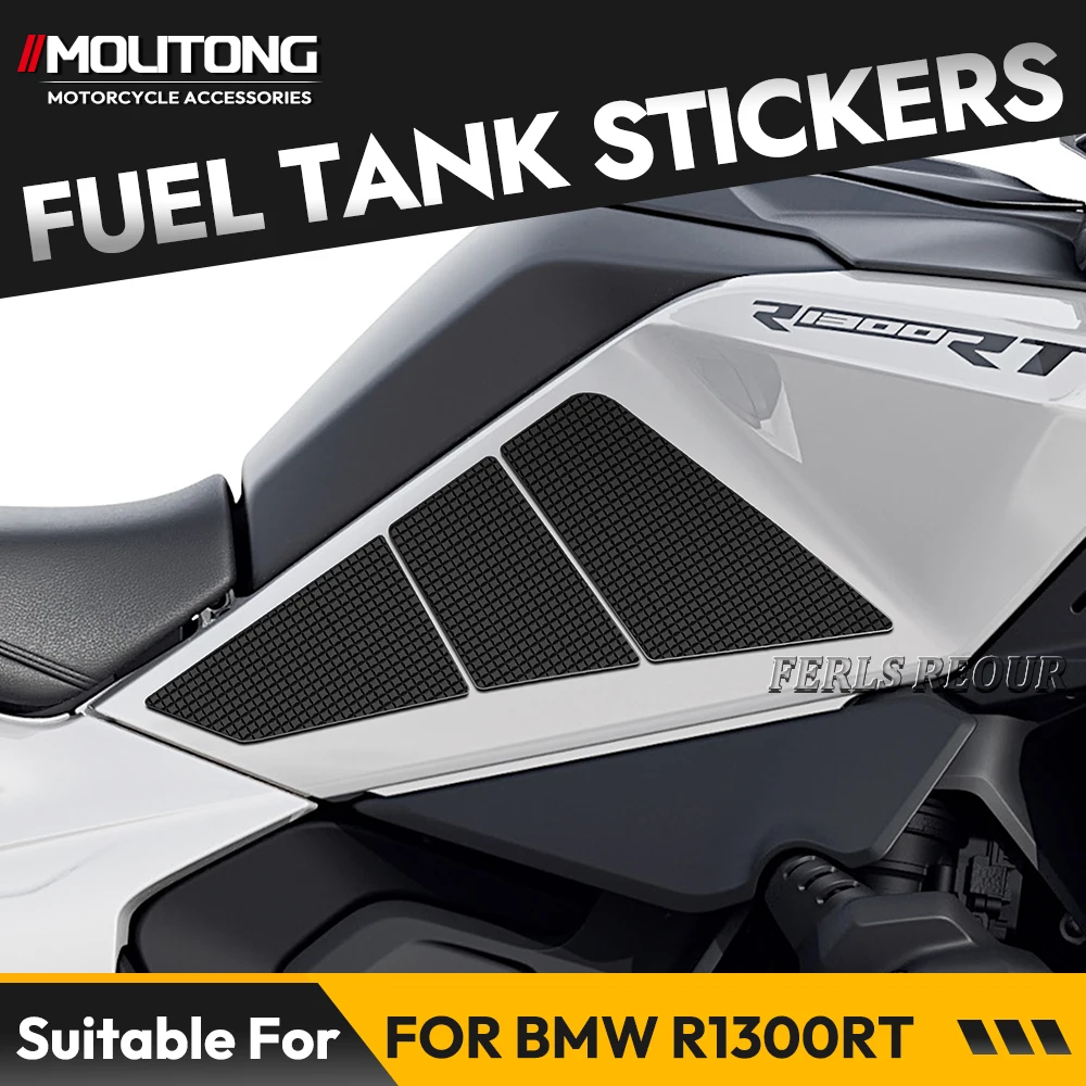 

For BMW R1300RT Silicone anti-slip and scratch-resistant protective stickers for motorcycle side fuel tanks