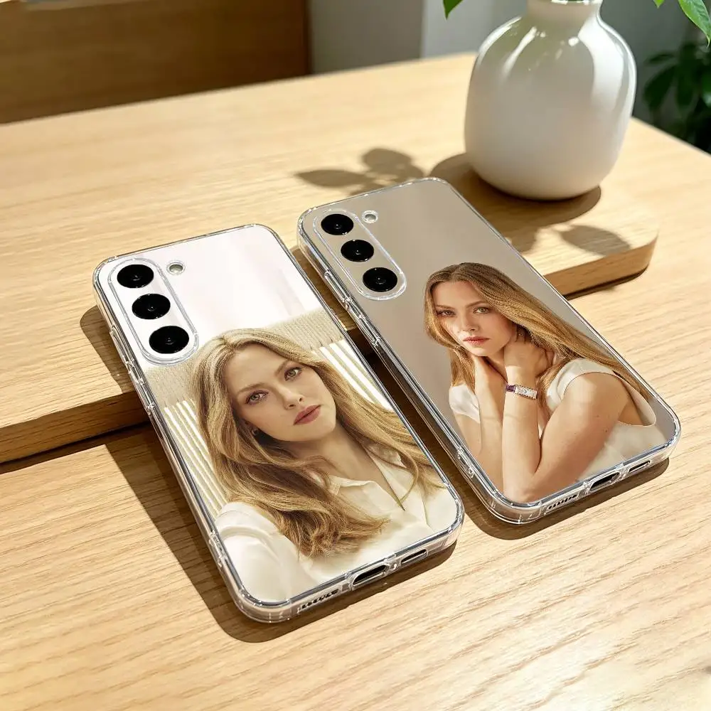 

Amanda Seyfried Phone Case For Samsung Galaxy A91,80,73,72 ,71,53,52,32 ,31,22,21s,20,Transparent Case