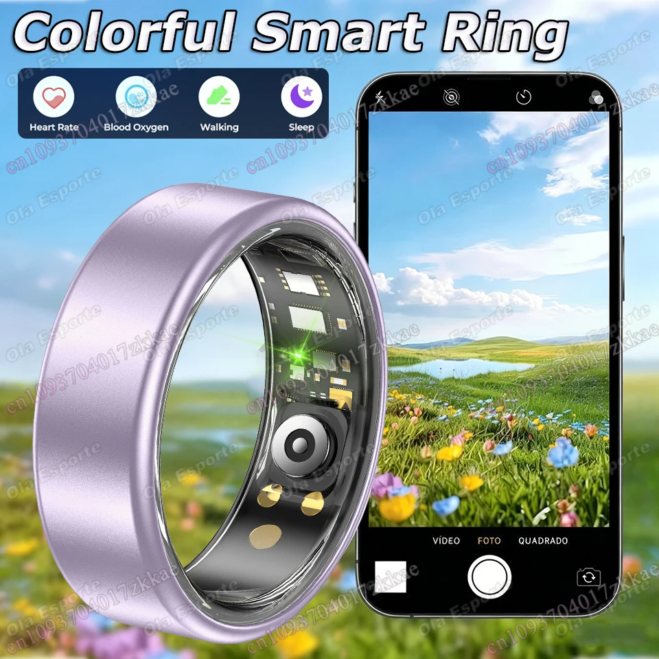 Smart Wearable Remote Camera Smart Ring Heart Rate Blood Pressure/Oxygen Sleep Health Monitoring Outdoor Sports Smartring R11C