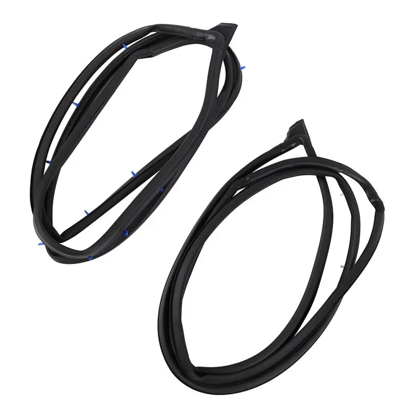 

AMEXIAOXU 1Pair Front Door Weatherstrip Waterproof Adhesive Strip 72350-SNA-A01 72310-SNA-A01 For Honda Civic 2006-2010