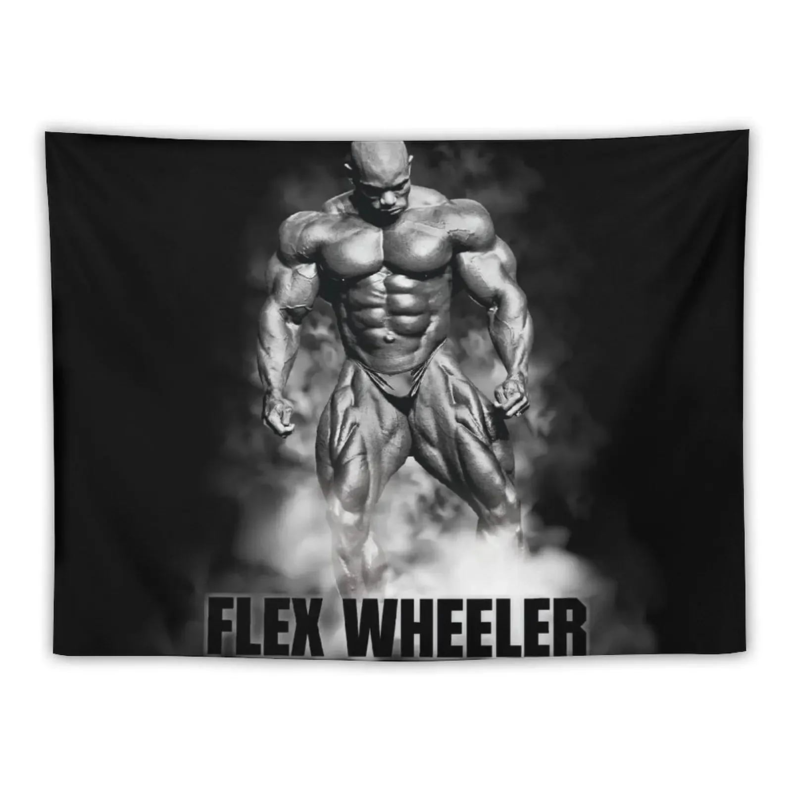 Flex Wheeler Bodybuilder Tapestry Decor Home Aesthetic Home Decor Wallpaper Bedroom Anime Decor Tapestry