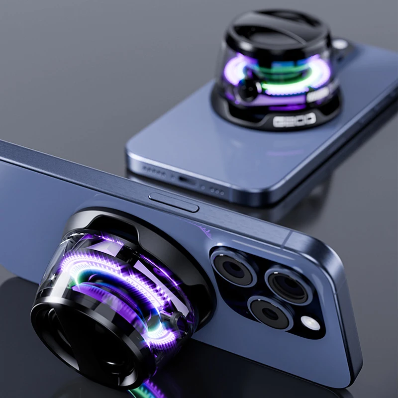 G200 2 قطعة بلوتوث مكبر صوت مغناطيسي RGB صندوق صوت صغير متعدد الوظائف المحمولة الاقتران اثنين من مكبرات الصوت LED أضواء حامل هاتف الهدايا