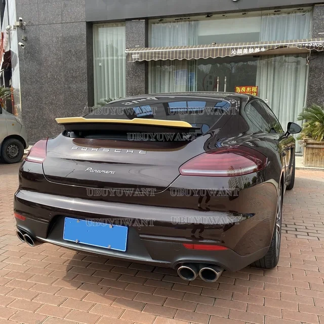 Duży ogon ABS błyszczący czarny skrzydło bagażnika tylny spojler dla Porsche Panamera 970 971 2014-2017 modyfikacja
