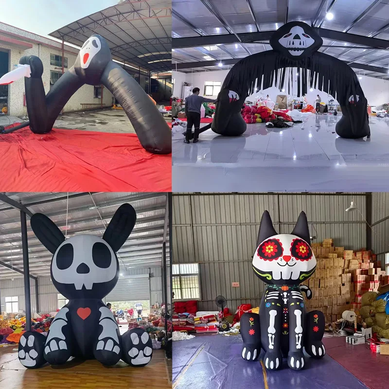 

Inflatable Halloween Decorations with Blowers - Outdoor Courtyard Grassland Halloween Festive Props Inflatable Air Models