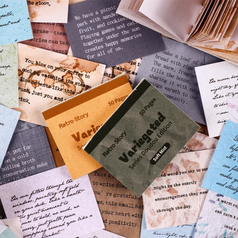 

Mr. Paper Kaleidoscope Series Bean Book из 3 упаковок — цветной блокнот для коллажей, креативный мини-блокнот, портативный стационарный блокнот для записи