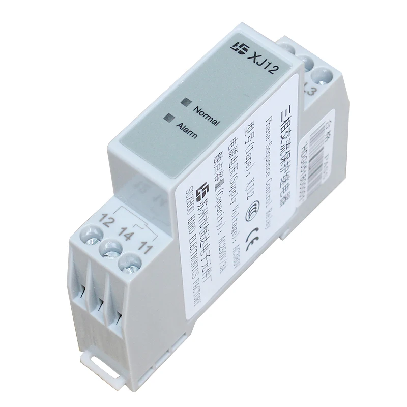 สามเฟสลิฟท์รีเลย์ XJ12 3ph Ac Phase Sequence ป้องกันรีเลย์ Xj12 Fit สําหรับ Kone Thyssen Fuji Elevtor อะไหล่
