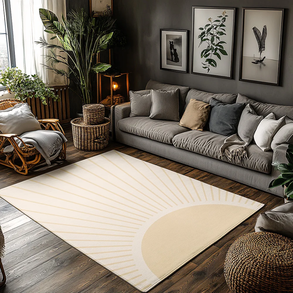 

Sunbeam Pattern Doormat Indoor Outdoor Rug Home Decor Entryway Mat Modern Abstract Art Floor Covering Welcome Mat Gift Ideas