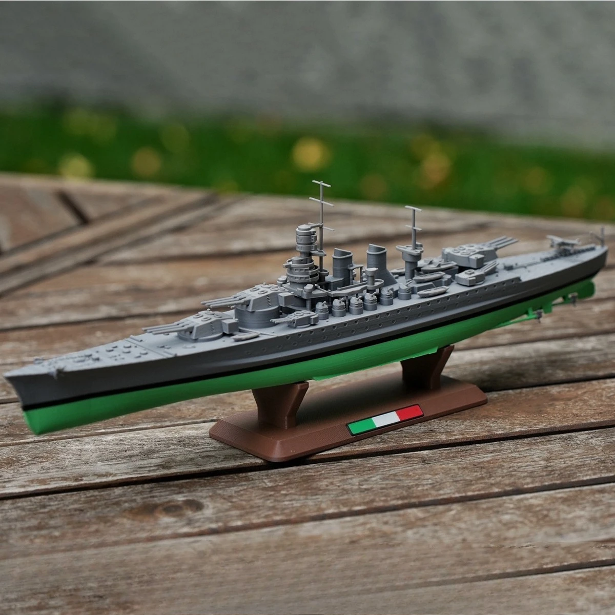1/700 Littorio-class Battleship Assembly Model 30cm 3D Printed Ships Static Model Ship Toy Boy Toys Ornaments