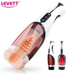 Male Automatic Masturbator Telescopic Rotate Sucking Machine Vibrator Pocket Pussy Vagina Oral Masturbation Cup Sex Toys For Men