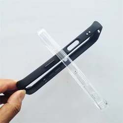 Black Silicone Bumper For iphone 16 Pro Max 15 14 Plus 13 12 Mini Anti-Knock heat Dissipation Frame Mobile Phone Case Clear